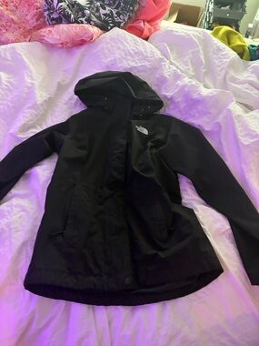 The North Face Black Hooded Ski Jacket for Women